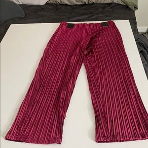 Women’s Alfani Wide leg velvet texture Pant New